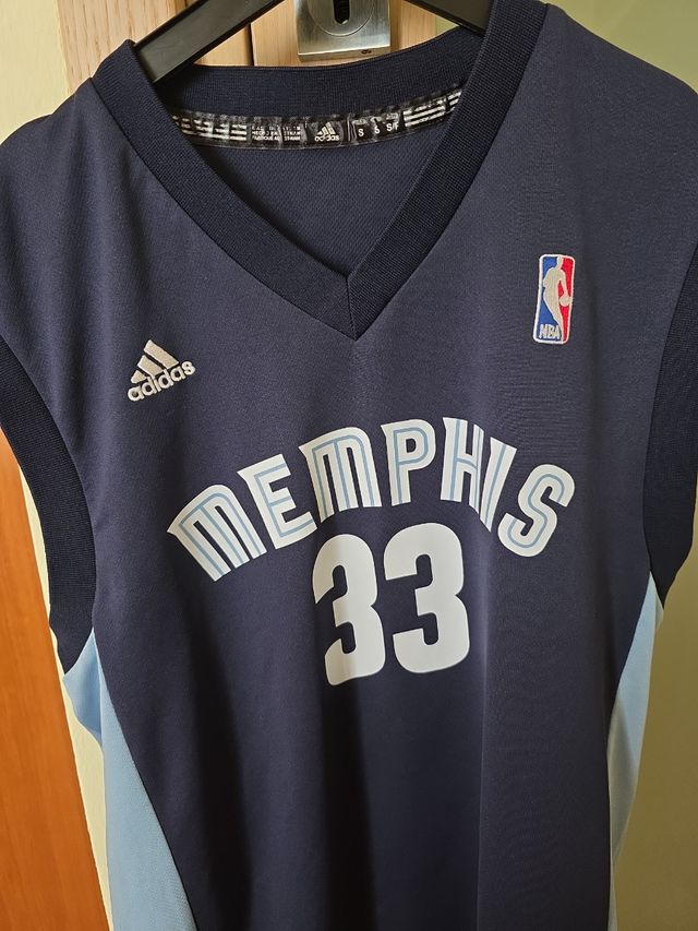 Canotta Memphis Gasol 33 Adidas Uomo S
