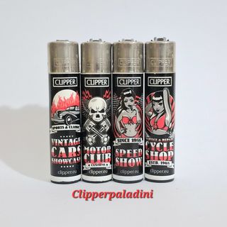 Accendini Clipper Set 4 Pezzi