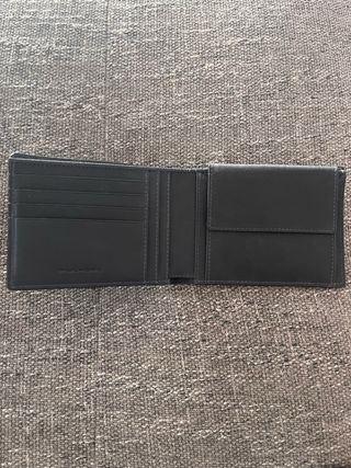 Portafoglio Piquadro Pelle Nero con confezione 