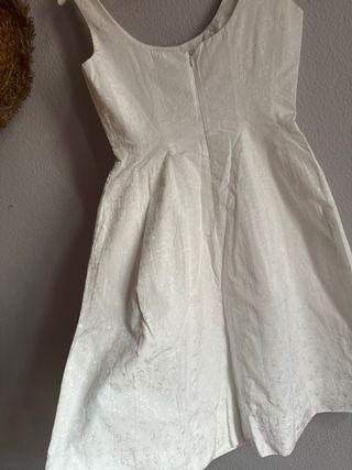 Vestido novia,corto(bajo rodilla),blanco