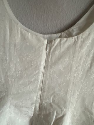 Vestido novia,corto(bajo rodilla),blanco