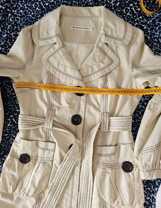 Trench/Gabardina Beige Siempre es Viernes