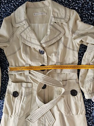 Trench/Gabardina Beige Siempre es Viernes