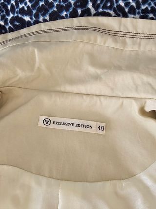 Trench/Gabardina Beige Siempre es Viernes