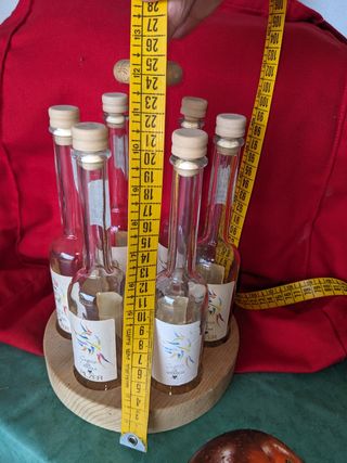 6 Bottiglie Grappa Pilzer vuote