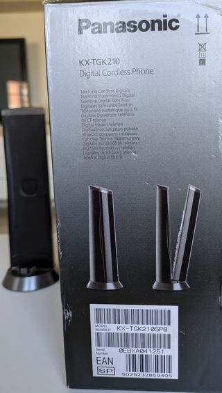 Teléfono Inalámbrico Panasonic Negro