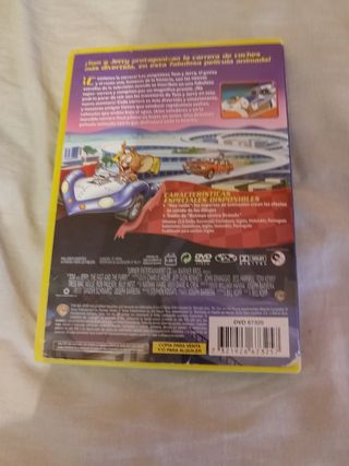 Tom y Jerry: En la Super Carrera. DVD.