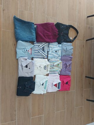Lote 12 Camisas, Jersey, Vaquero y Bolso