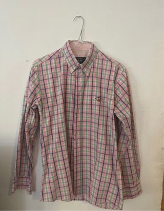 Camisa Spagnolo a cuadros rosa