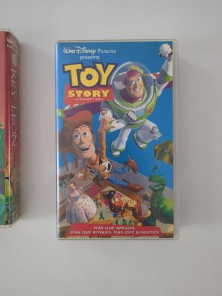 VHS El Rey León y Toy Story Originales