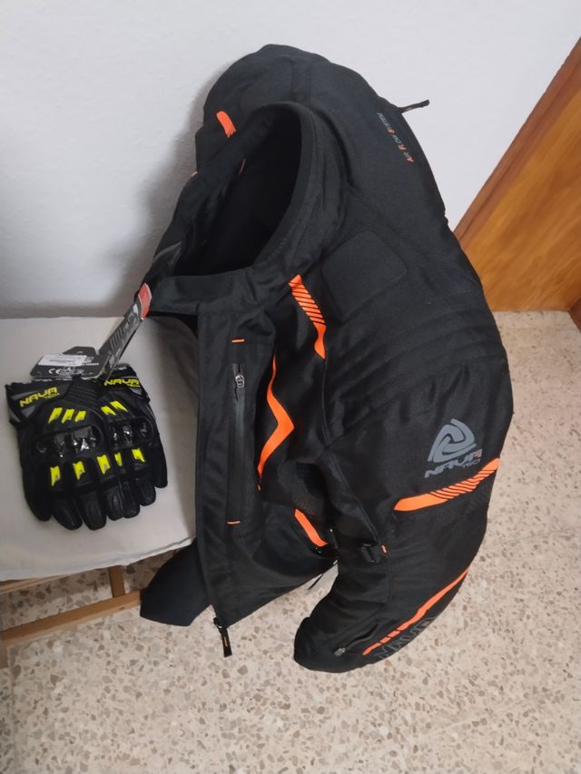 Chaqueta Moto Negra Talla L