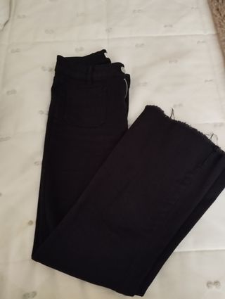 Pantalón Mango Negro Talla XS