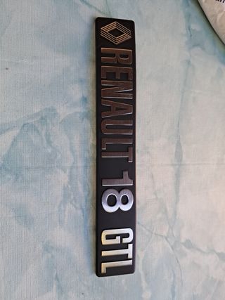  RENAULT  18 GTL. LOGO EMBLEMA