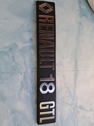 RENAULT  18 GTL. LOGO EMBLEMA