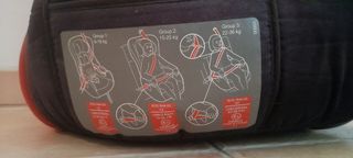 Silla Coche Bebé Ferrari Roja