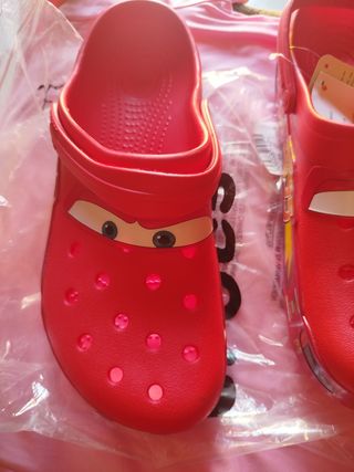 Zapatillas Crocs Rojas Cars
