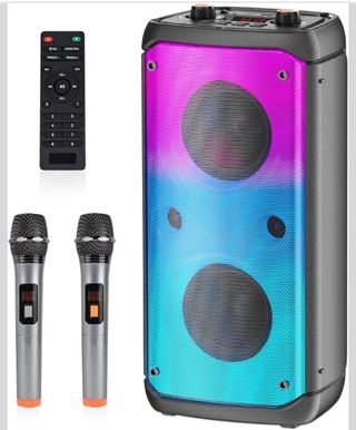 Altavoz Karaoke Bluetooth Negro