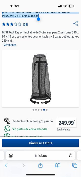 Kayak Hinchable Mistral 2 Personas