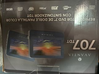Reproductor DVD AVANTIA 7 Doble Pantalla TDT
