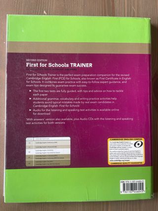 First for Schools Trainer Six Practice Tests wi...