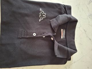 Polo Kappa donna nero taglia L