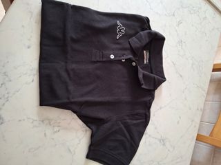 Polo Kappa donna nero taglia L