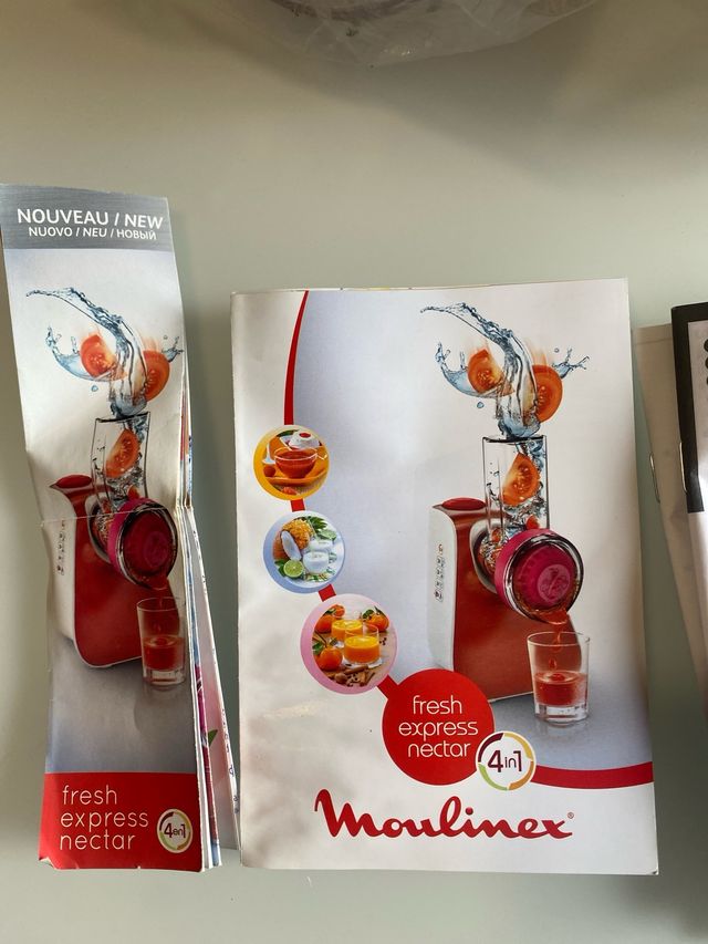 Moulinex Fresh Express Nectar 4 en 1 ( NUEVA)