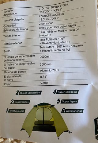 Tienda de campaña Wolfwise