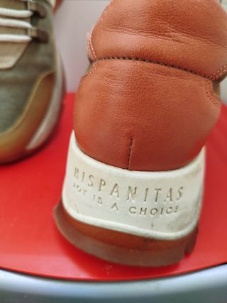 Zapatillas Hispanitas Marrón/Verde