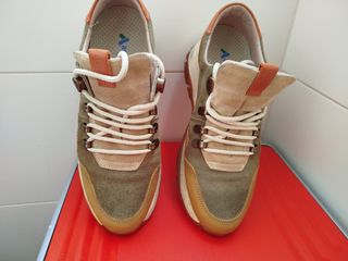 Zapatillas Hispanitas Marrón/Verde