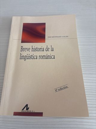 Breve historia de la lingüística románica