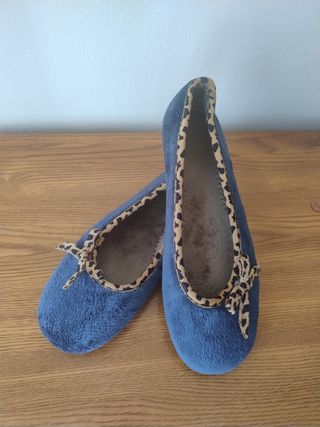 Zapatos planos azules