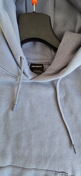 Sudadera básica azul talla L