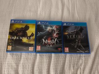Pack PS4: Sekiro, Nioh y Dark Souls III