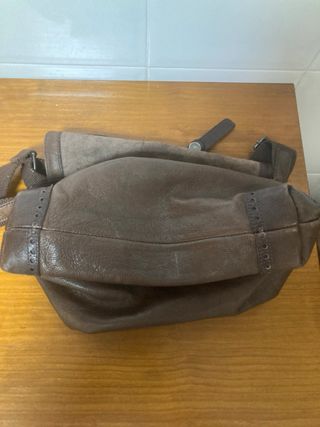 Bolso Unisex Piel Marrón