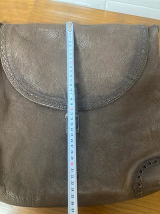 Bolso Unisex Piel Marrón