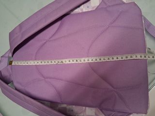 Mochila Morada Cuadros Stitch