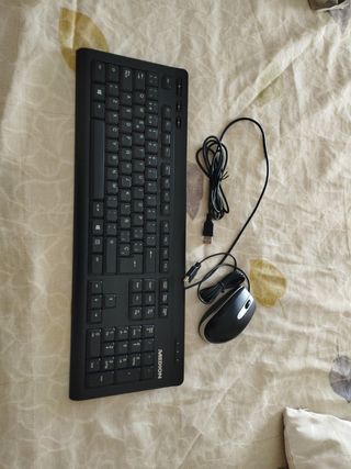 Teclado y Ratón Medion, éste último sin estrenar