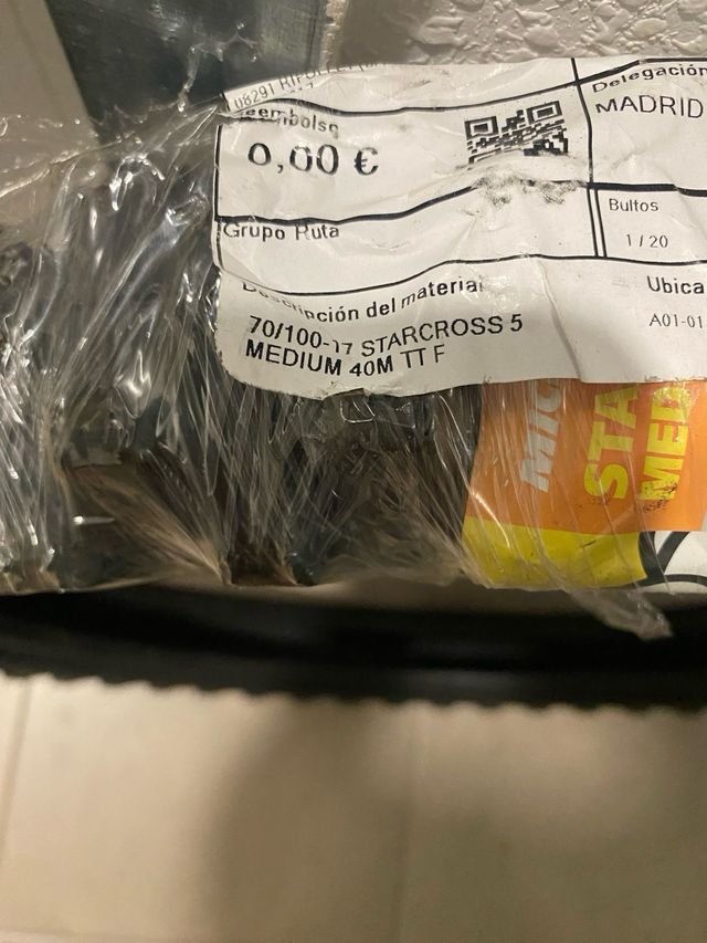 Neumático Michelin StarCross 5 Med 70/100/17 Nuevo