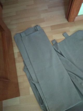 Cortinas de loneta gris