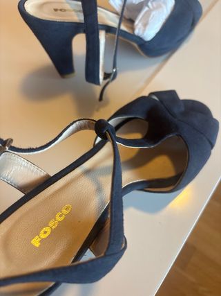 Sandalias azul marino