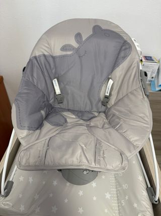 Tumbona unisex bebé con vibración