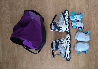 Patines Oxelo y protecciones
