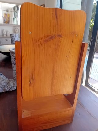 Tocador vintage madera con espejo