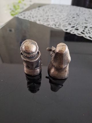 Statuine vintage monaco e suora