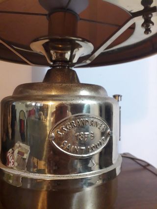 Lampada da scrivania decorativa anni '80