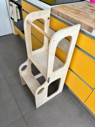 Torre aprendizaje madera 2 en 1 pupitre/torre 