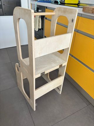 Torre aprendizaje madera 2 en 1 pupitre/torre 