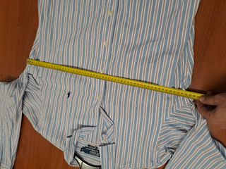 Camisa Polo Ralph Lauren Rayas Azul Blanco
