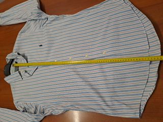 Camisa Polo Ralph Lauren Rayas Azul Blanco